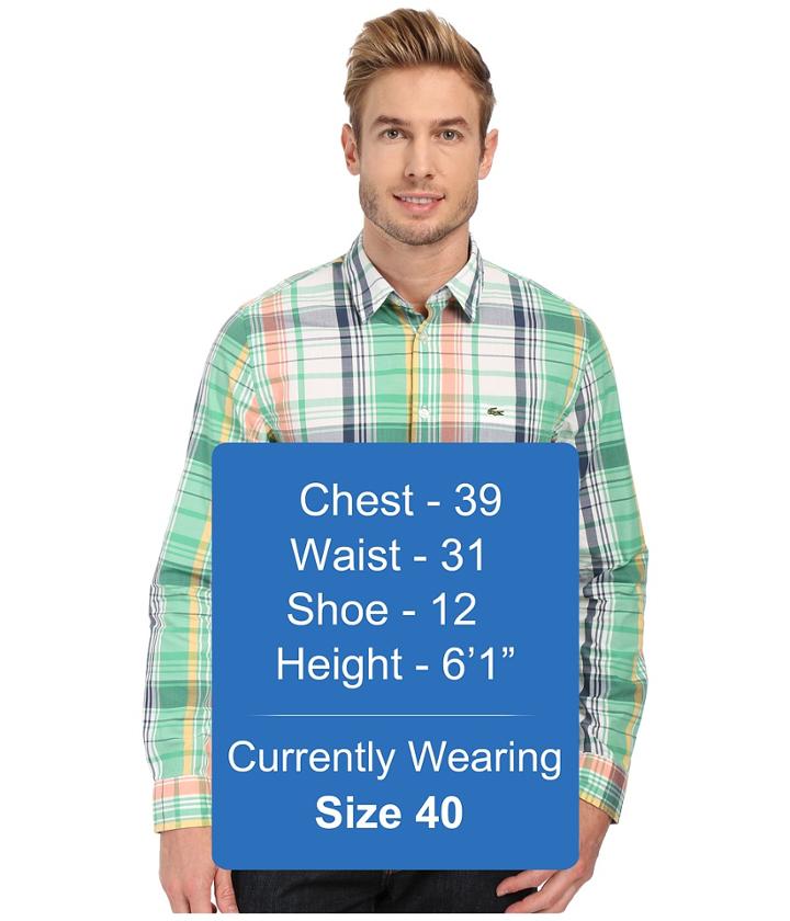 Lacoste - Poplin Colorful Check Print Shirt