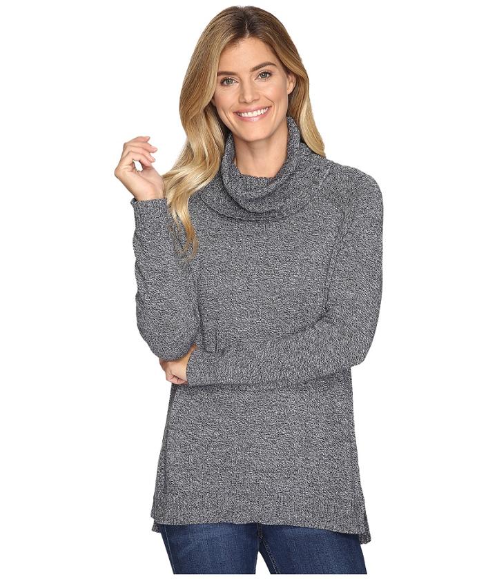 Lilla P - Cowl Neck Tunic - Cotton/cashmere