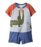 Mud Pie - Alligator Raglan One-piece Outfit