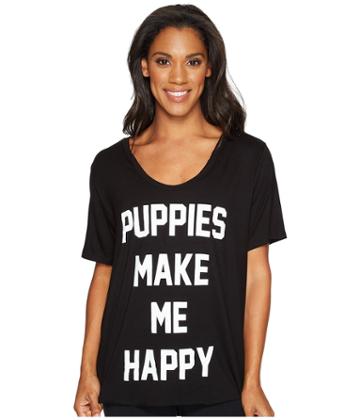 Puppies Make Me Happy - Title Tee - Weekend Tee