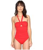 Lauren Ralph Lauren - Solid Bandeau Cut Out Mio One-piece