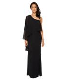 Laundry By Shelli Segal - One Shoulder Popover Chiffon Gown