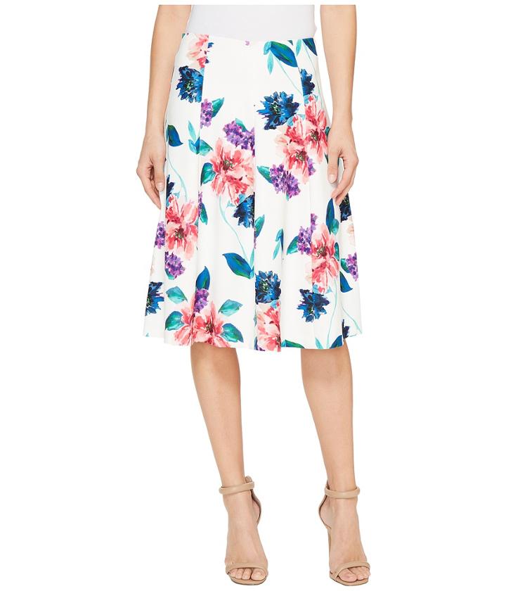 Ellen Tracy - Seamed Flare Skirt