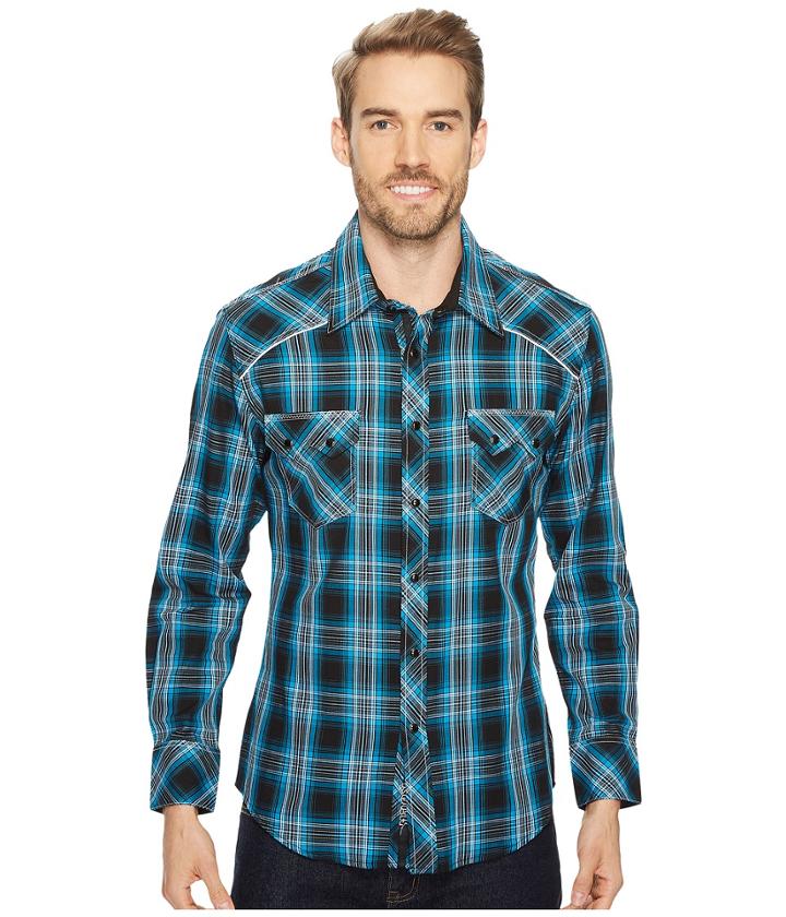 Rock And Roll Cowboy - Long Sleeve Snap B2s4101