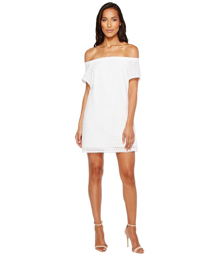 Michael Stars - Eyelet Off The Shoulder Dress