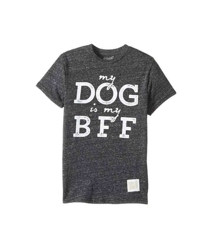 The Original Retro Brand Kids - My Dog Is Bff Short Sleeve Tri-blend Tee