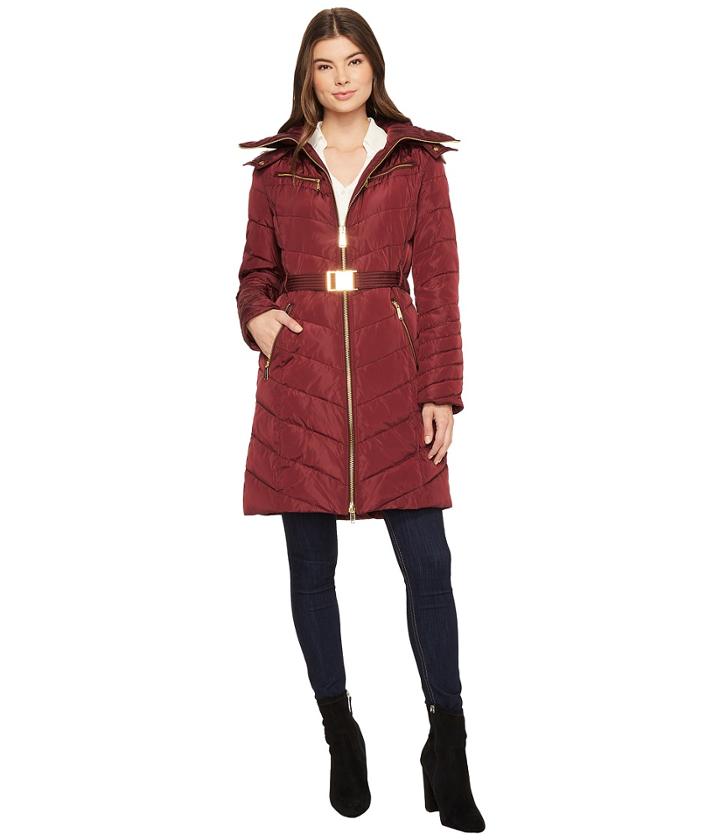 Michael Michael Kors - Hooded Down With Belt M821417c