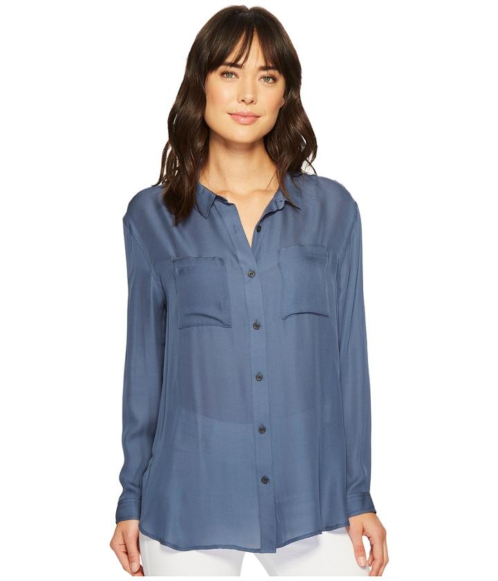 Pendleton - Long Sleeve Silk Button Up