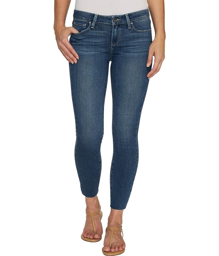 Paige - Verdugo Crop With Raw Hem In Kalina
