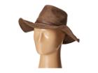 San Diego Hat Company Kids - Faux Suede Floppy Fedora Hat With Wired Brim And Faux Leather Band