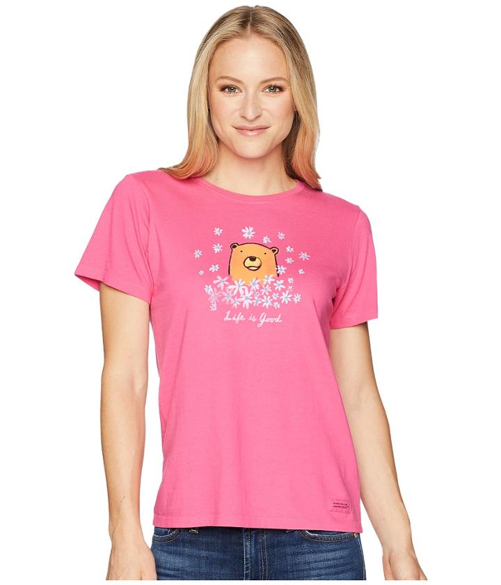 Life Is Good - Wildflower Bear Crusher Tee