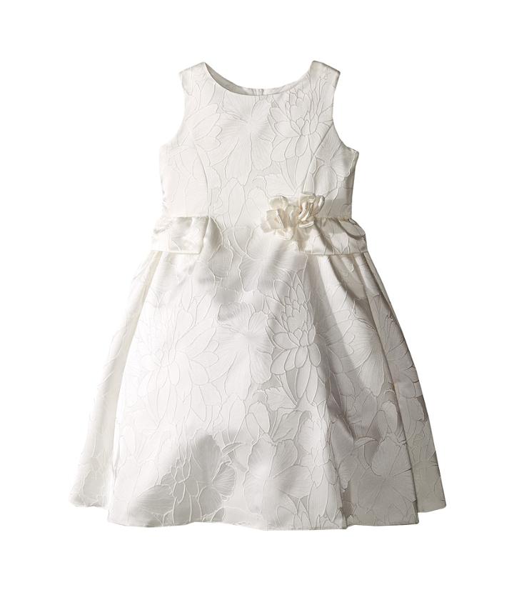 Us Angels - Floral Brocade Ballerina Length Dress