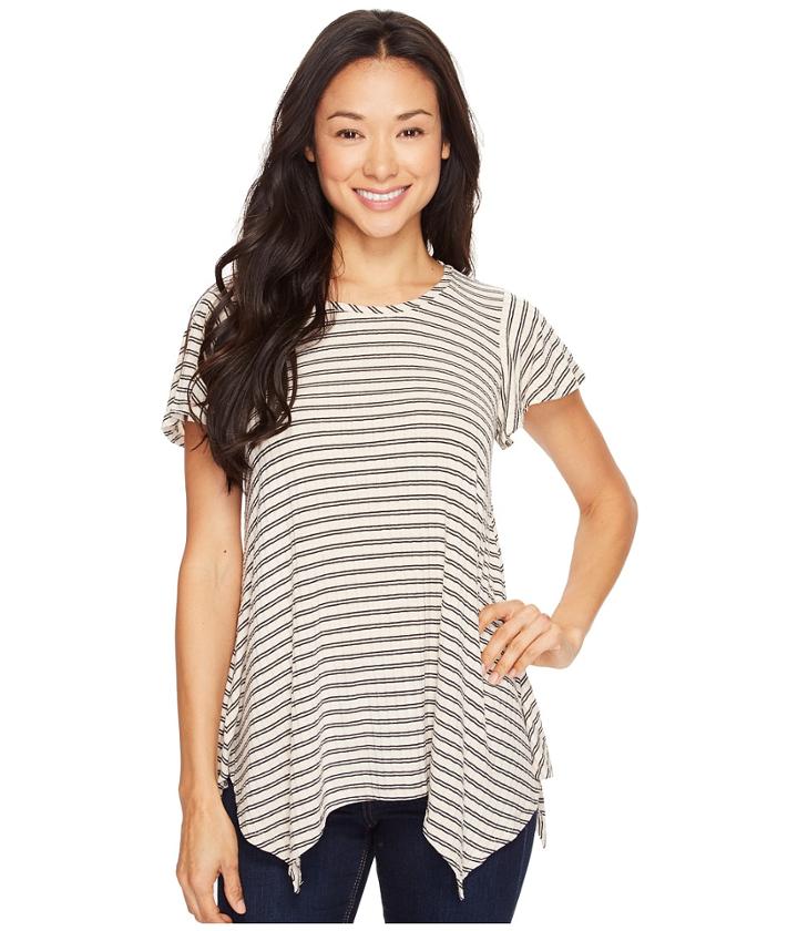 B Collection By Bobeau - Mariee Flutter Sleeve T-shirt