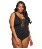 Becca By Rebecca Virtue - Plus Size No Strings Attached One-piece