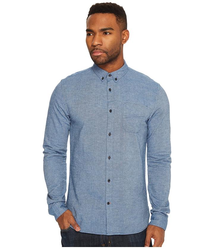 Scotch &amp; Soda - Long Sleeve Shirt With Neps And Chest Pocket