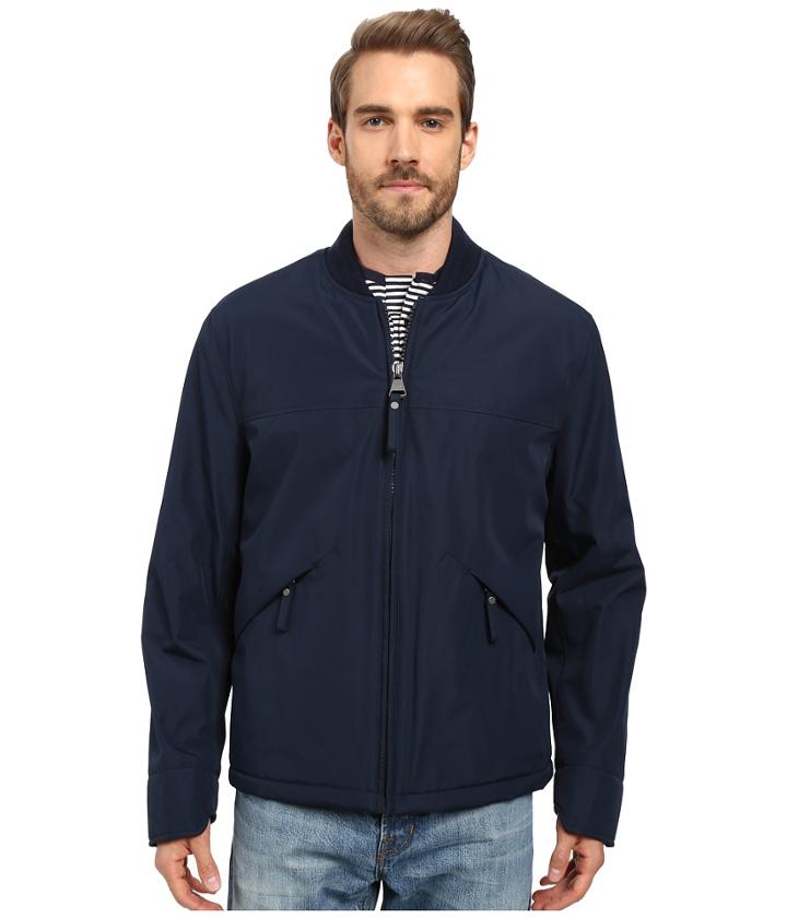 Marc New York By Andrew Marc - Dalton City Rain Bomber Jacket With Inset Sherpa Lining