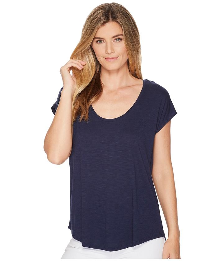 Lilla P - Short Sleeve Easy Scoop Neck
