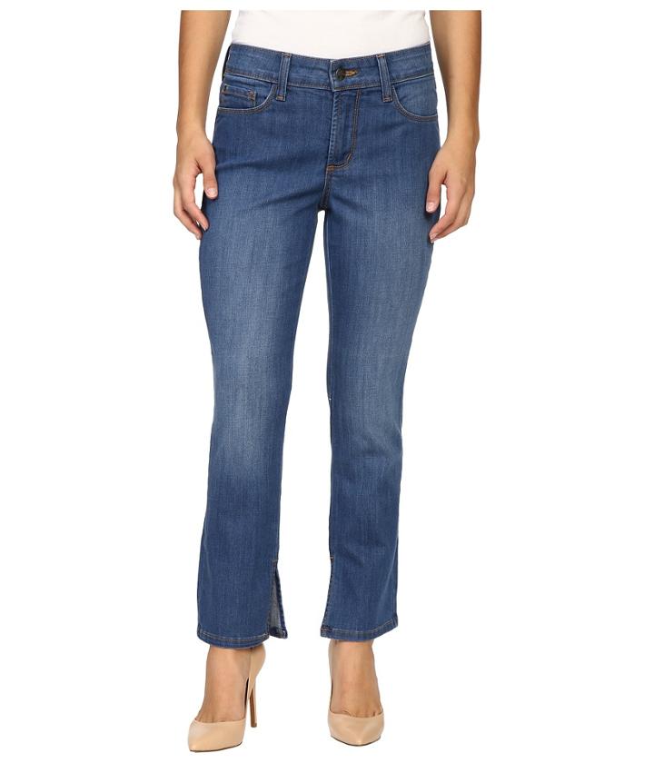 Nydj Petite - Petite Ira Relaxed Ankle Jeans W/ Inseam Slit In Marrakesh