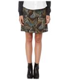 Marc By Marc Jacobs - Acanthus Army Cotton A Line Skirt