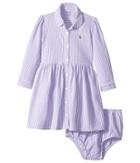 Ralph Lauren Baby - Striped Knit Oxford Dress