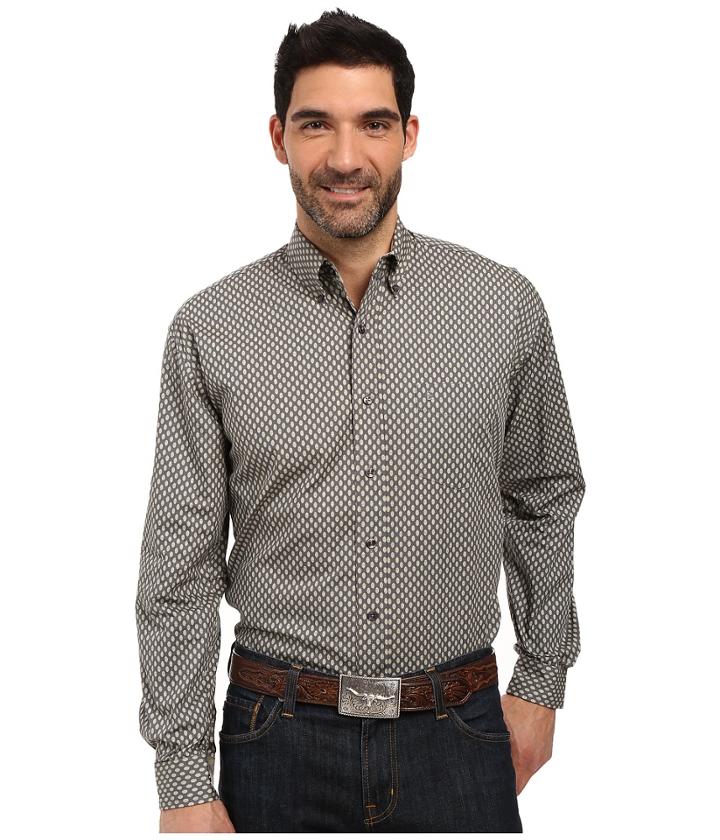 Stetson - Odyssey Print Long Sleeve Woven Button Shirt