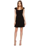 Rebecca Taylor - Short Sleeve Stretch Texture Dress