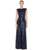 Donna Morgan - Boat Neck Empire Waist Sequin