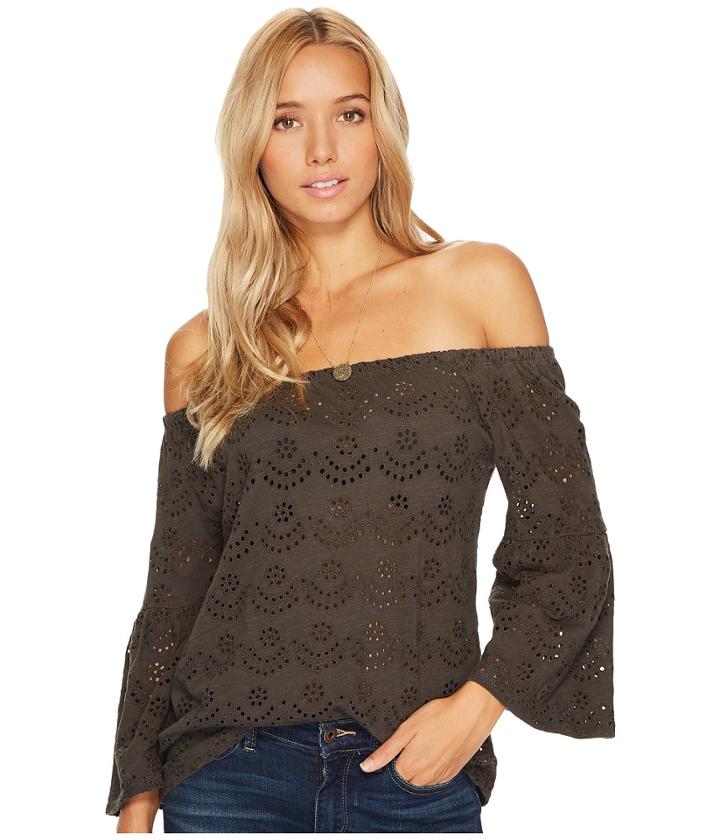 Lucky Brand - Washed Off The Shoulder Top