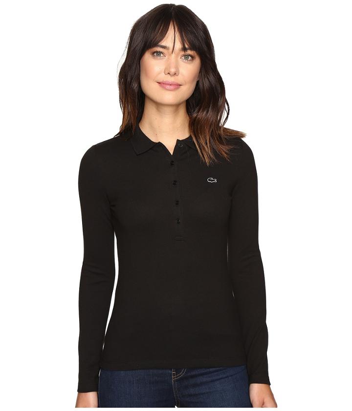 Lacoste - Long Sleeve Stretch Pique Polo