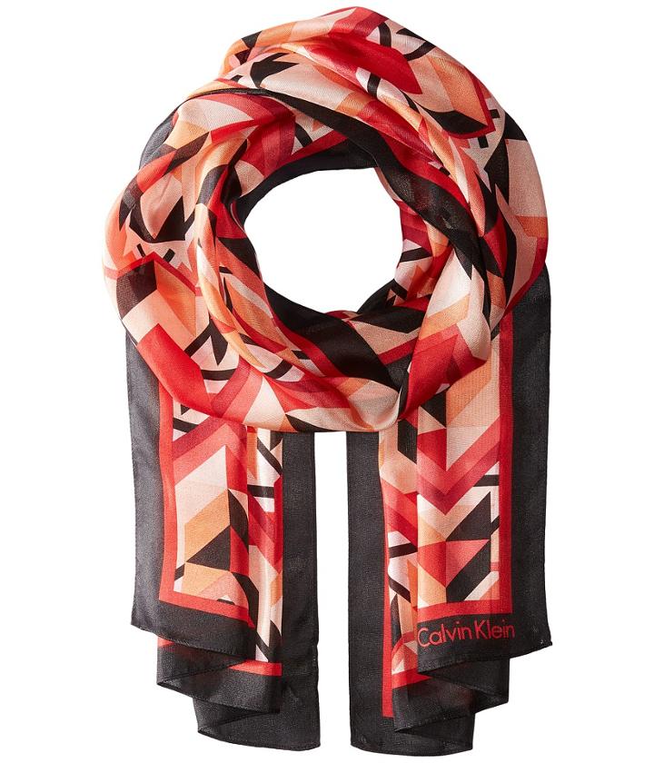 Calvin Klein - Geo Print Silk