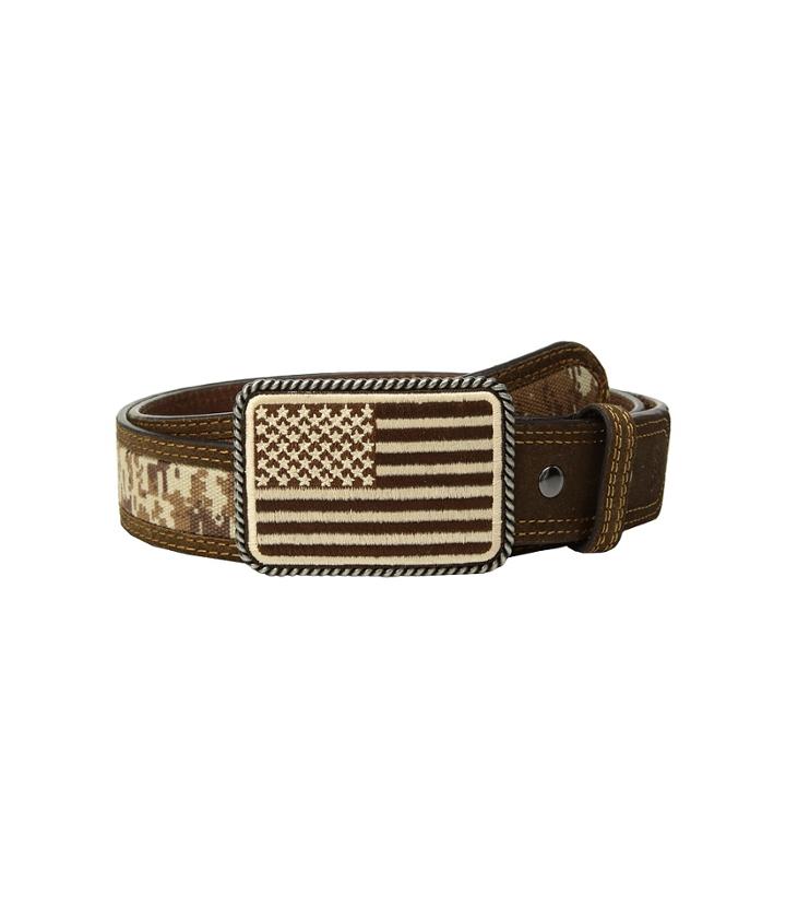 Ariat - Sport Patriot With Usa Flag Buckle Belt