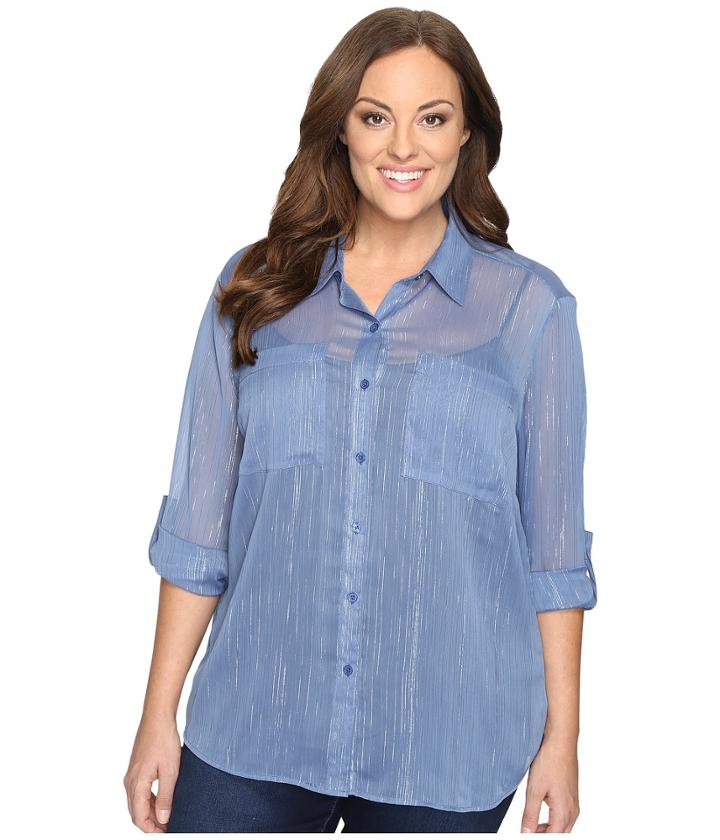 Michael Michael Kors - Plus Size Button Down Top