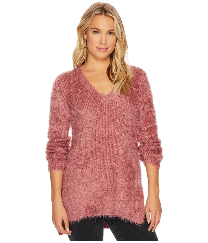 Jack By Bb Dakota - Pam Eyelash Deep-v Sweater