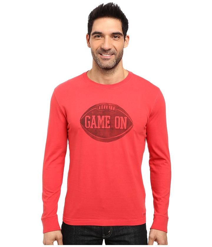 Life Is Good - Game On Football Crusher Long Sleeve