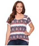 Lucky Brand - Plus Size Stripe Tee