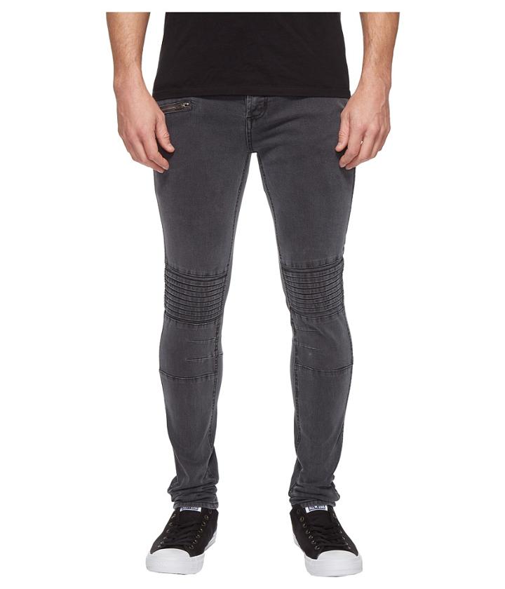 Nana Judy - Moto Jeans In Vintage Black