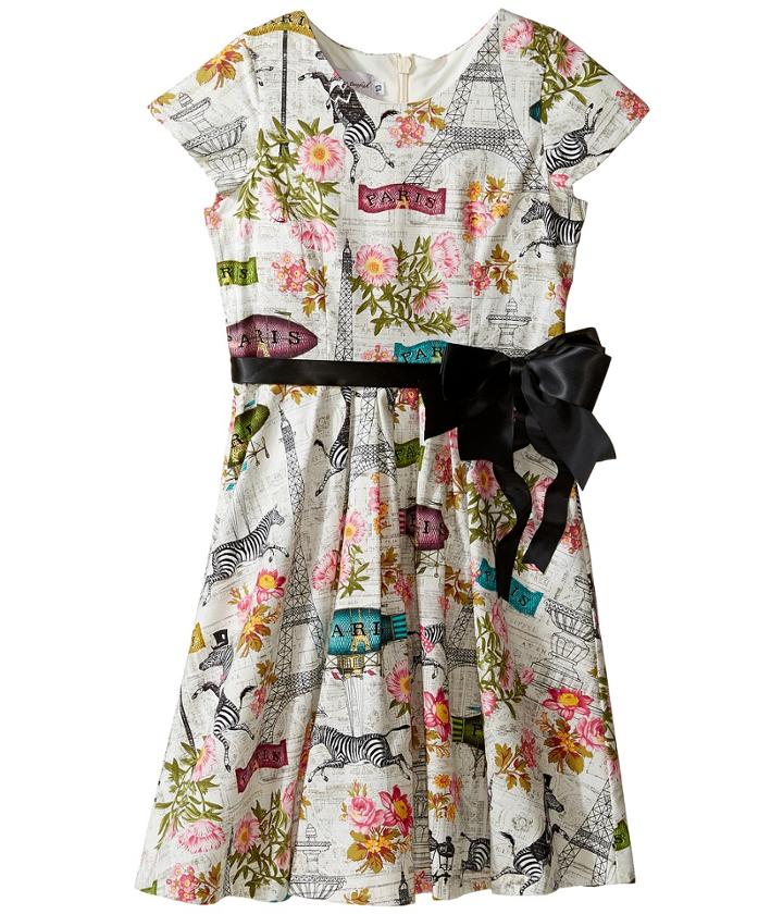 Fiveloaves Twofish - Wild In Paris Fit N Flare Dress