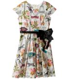 Fiveloaves Twofish - Wild In Paris Fit N Flare Dress