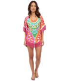 Trina Turk - Tamarindo Fringe Poncho Cover-up