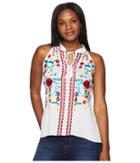 Scully - Summer Fun Embroidered Cotton Tank