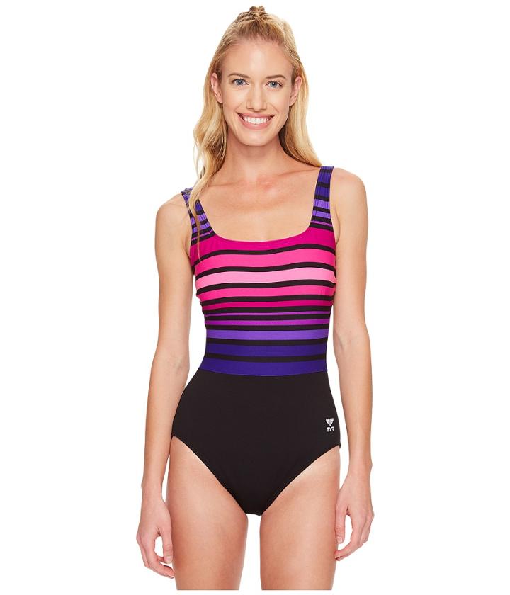 Tyr - Ombre Stripe Aqua Controlfit