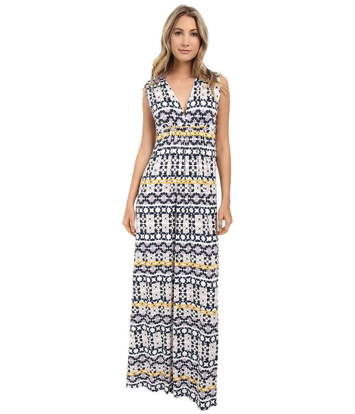 Rachel Pally - Printed Long Sleeveless Caftan Dress