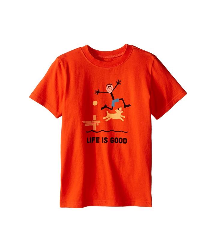 Life Is Good Kids - Elemental Dock Jump Crusher Tee