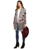 Lucky Brand - Mixed Striped Cardigan