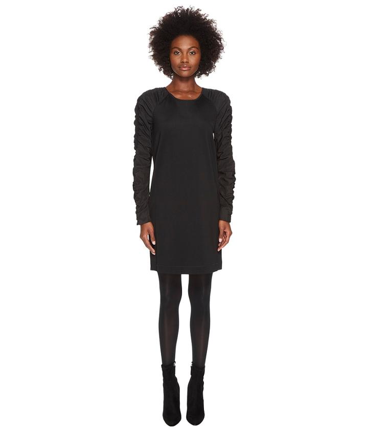 Sportmax - Gap Long Sleeve Jersey Nylon Sleeves Dress