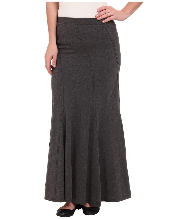 Mod-o-doc - Classic Jersey Seamed Godet Maxi Skirt