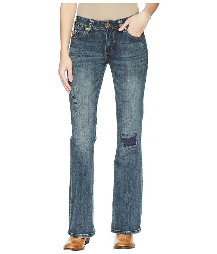 Rock And Roll Cowgirl - Mid-rise Bootcut In Dark Vintage W1f5084