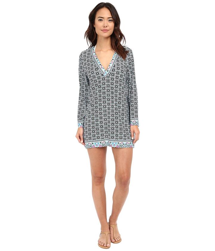 La Blanca - Tile Flora Tunic Cover-up