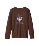 Life Is Good Kids - Ice Day Hockey Long Sleeve Crusher Tee