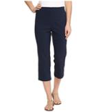 Fdj French Dressing Jeans - Techno Slim Pull-on Capris In Navy